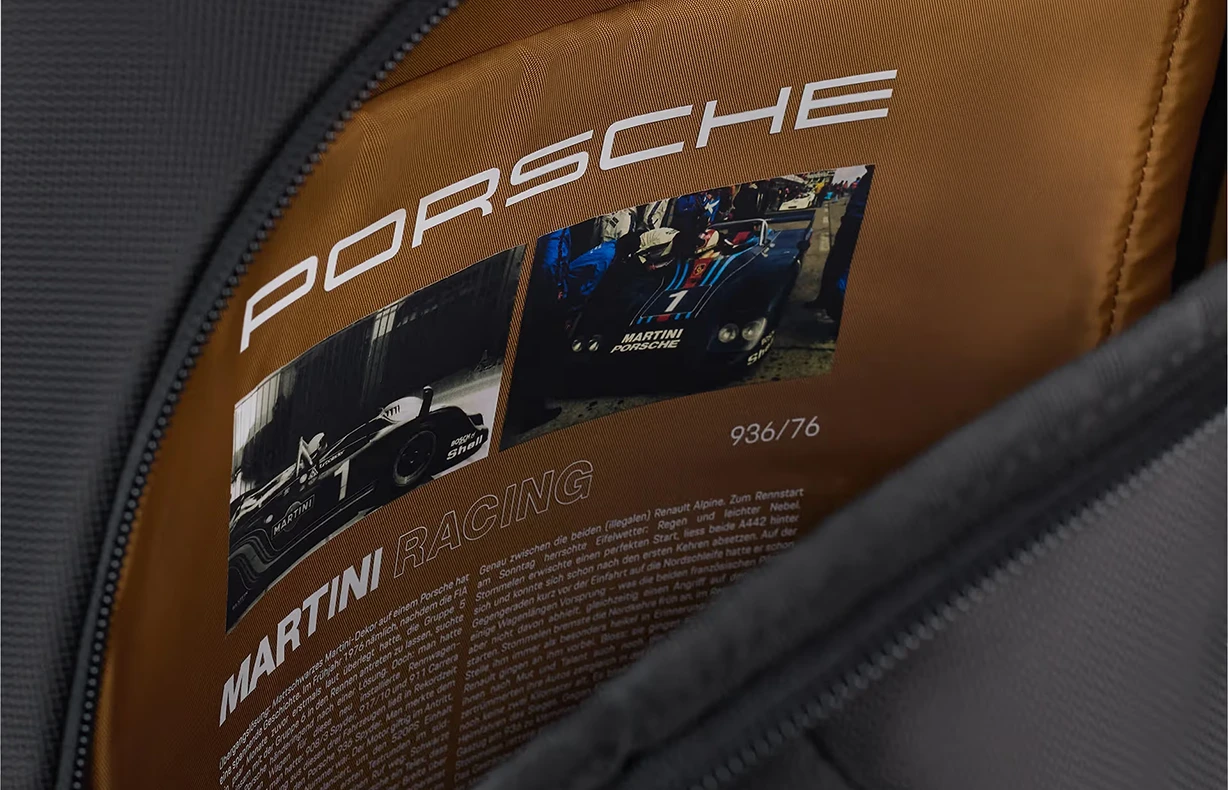 Porsche Martini Racing Backpack : Suncoast Porsche Parts